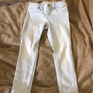 Abercrombie kids light wash denim Leggins